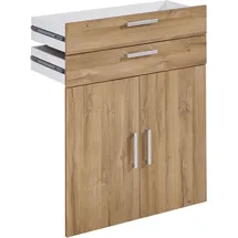 FMD Schubkasteneinsatz »Calvi« SET: Türen und Schubkästen, braun