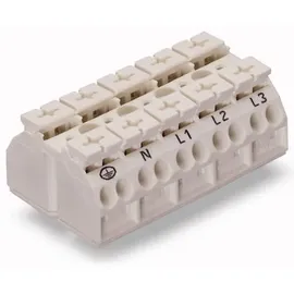 WAGO 862-9625 Geräteanschlussklemme Federklemme Weiß
