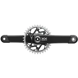 SRAM XX SL Eagle DUB Kurbel | 55 mm Kettenlinie 174 mm Q-Faktor | schw