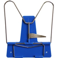 IDENA 12082 - Leseständer mit Metallbügel, blau, 1 Stück