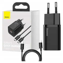 Baseus TZCCSUP-L01 Ladegerät für Mobilgeräte Smartphone Schwarz