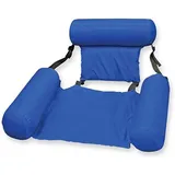 Minkurow Schwimmsessel, Aufblasbare Wasserhängematte, Faltbarer Pool Float Lounger Sitz Mit Rückenlehne, Drifter Pool Beach Float Floating Bed Chair Für Erwachsene