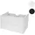 MCW Waschbeckenunterschrank 2 Schubladen 81 x 48 cm Weiß