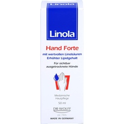 Dr. Wolff, Handcreme, Linola Hand Forte Hautpflege, 50 ml Creme