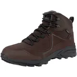 Jack Wolfskin Wanderschuh JACK WOLFSKIN "SUNSET HIKE TEXAPORE MID", Herren, Gr. 44, braun, Leder, Textil, Schuhe Wanderschuh, wasserdicht, Trekkingschuh