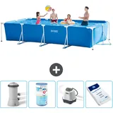 Rechteckiger Frame Pool - 450x220x84 Cm - 5-teilig  S30273