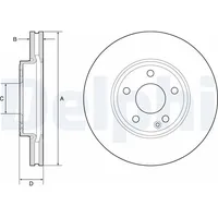 Delphi Bremsscheibe BG4788C