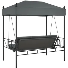 vidaXL Hollywoodschaukel Kaffeebraun 3-Sitzer