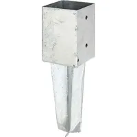 GAH Alberts Zaunpfosten 9 x 9 cm Grau/Feuerverzinkt