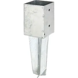 GAH Alberts Zaunpfosten 9 x 9 cm Grau/Feuerverzinkt