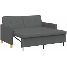 vidaXL Schlafcouch Stoff Ausziehbar Grau