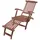 Garden Pleasure Phoenix Liegestuhl 57 x 163 x 76 cm braun klappbar