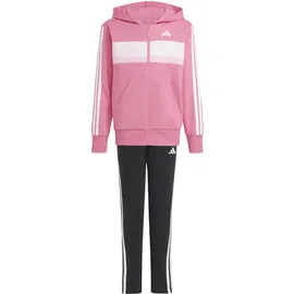 adidas Seasonal Essentials Tiberio 3 Stripes Trainingsanzug Pink Fusion/White/Clear Pink 164
