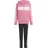 adidas Tiberio 3 Stripes Fleece Trainingsanzug Pink Fusion/White/Clear Pink 13-14 Years