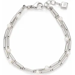 Armband »Mirella, 023337«, mit Süßwasserzuchtperle, 72307829-0 edelstahlfarben-weiß