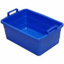Lockweiler Wäschekorb Wanne eckig 50 cm 1-tlg. blau