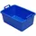 Lockweiler Wäschekorb Wanne eckig 50 cm 1-tlg. blau