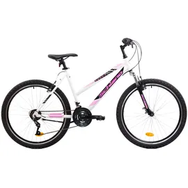 F.lli Masciaghi Schiano Alu Mountainbike 26 Zoll RH 48cm 18-Gang weiß pink