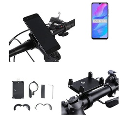 K-S-Trade für Huawei P Smart S Smartphone-Halterung, (Handyhalterung das Fahrrad Halter Lenkstange Fahrradhalterung) schwarz