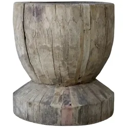 Chic Antique Grimaud Aufsatz, Ø25 x H35 cm, natur