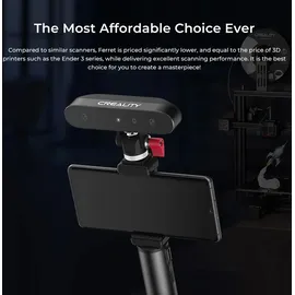 Creality 3D Creality CR Scan Ferret 3D-Scanner, 0,1 mm Hochpräzision, Scangeschwindigkeit von 30 fps, Dual-Modus-Scannen, Vollfarb-Texturen, kompatibel mit An...