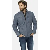 Babista Lederjacke ZANZINO Blau 56