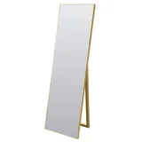 Lenfra Standspiegel in Gold, Aluminium / Spiegel - 45x160x6cm (BxHxT)