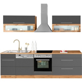 Held Küchenzeile »KS-Wien«, Breite 270 cm, wahlweise mit E-Geräten, grau