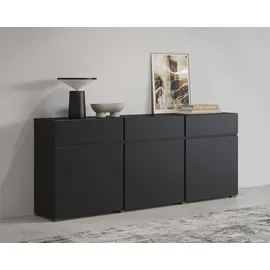 OTTO home Sideboard 180 x 78,3 x 40 cm Schwarz