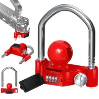 Masko MASKO® Anhängerschloss Zahlenschloss mit 4 Stellig Code für