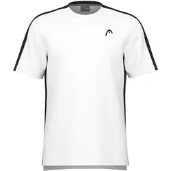 Head Tennis-Tshirt Slice 2024 (atmungsaktiv, Mesh-Einsätze) weiss Jungen