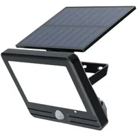 LUXULA Außenstrahler Solar 3 W 300 lm inkl. Bewegungsmelder weiß