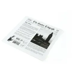 Sier Disposables Fettdichte Papiertüten News Paper, 300 Stück, Fettdichtes Papier für ein optimales und hygienisches Erlebnis, Maße ( L x B ): 130 x 150 mm