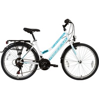 26 zoll Damen Fahrrad Mädchenfahrrad 26"Damen Cityfahrrad city bike Weiss türkis