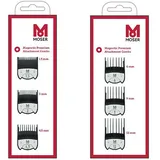 MOSER Premium Magnet Aufsteckkamm Set 1,5/3/4,5 mm