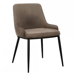 Mila | Hotel Stuhl | Samt | Taupe