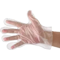 BBE SOLUTIONS Einmalhandschuhe L transparent