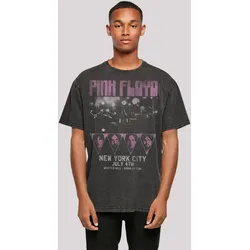 T-Shirt F4NT4STIC "Pink Floyd Oversize T-Shirt", Herren, Gr. XXL, schwarz, Obermaterial: 100% Baumwolle, casual, oversize, Rundhals, Kurzarm ohne Bündchen, Shirts, Print