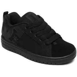 DC Shoes Court Graffik - Leather Shoes for Kids - Schuhe - Kinder - 35.5 - Schwarz,