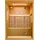 Dewello PALERMO 135x120 für 1-2 Personen aus Hemlockholz mit Vollspektrumstrahlern