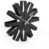 Umbra Ribbon Wanduhr 30,00 cm 12IN schwarz