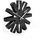 Umbra Ribbon Wanduhr 30,00 cm 12IN schwarz