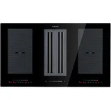 Klarstein Full House 2.0 DownAir System Induktionsherd Dunstabzugshaube, 271 m3/h