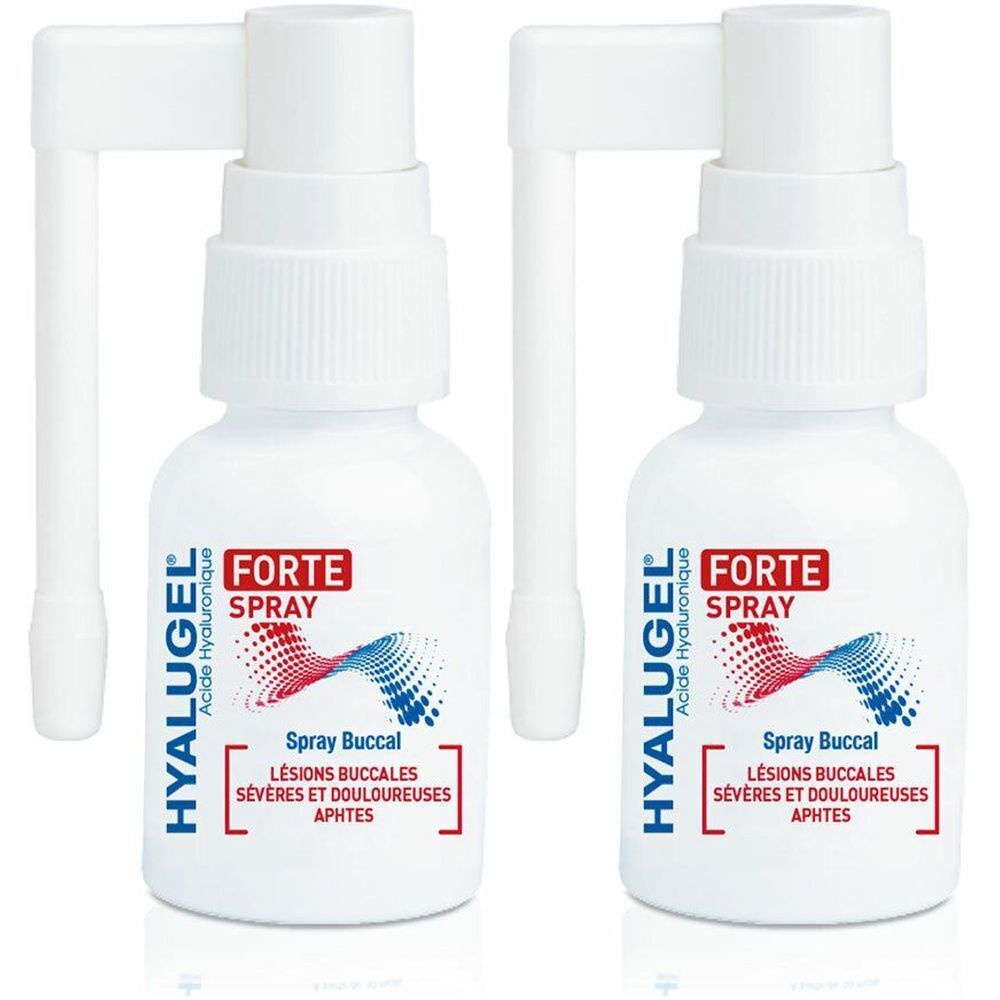 Hyalugel Forte Spray - Spray buccal 2x20 ml spray
