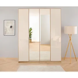OTTO home Drehtürenschrank KOLUNA 181 x 210 x 54 cm Beige