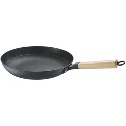Rohe Germany Bratpfanne John, 28 cm, Eisenpfanne, mit Holzgriff