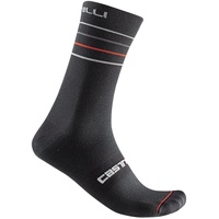 Castelli Endurance 15 Sock, Schwarz-Weiss, Small-Medium