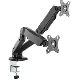 Icy Box IB-MS304-T Monitorhalterung für 2 Monitore Schwarz