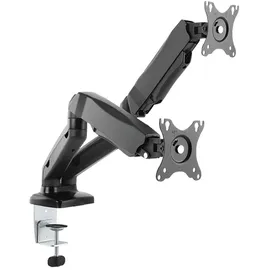 Icy Box IB-MS304-T Monitorhalterung für 2 Monitore Schwarz