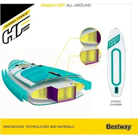 BESTWAY Hydro-Force SUP Allround Board-Set HuaKa'i 305 x 84 x 15 cm